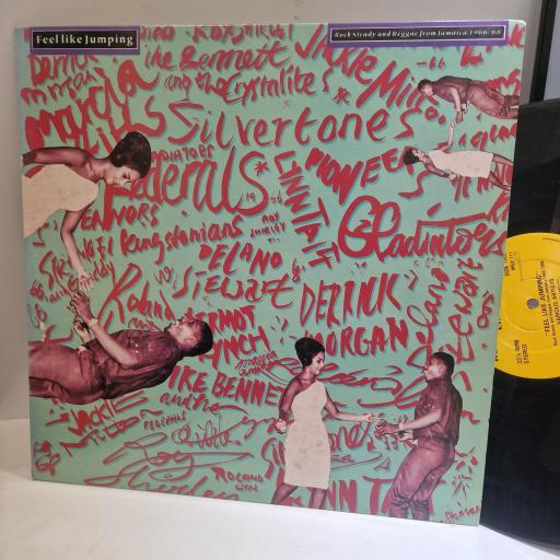 VARIOUS FT. JACKIE MITTOO, SILVERTONES, IKE BENNETT & THE CRYSTALITES, DERMOT LYNCH Feel Like Jumping - Rock Steady And Reggae From Jamaica 1966-68 12" vinyl LP. RRLP111.