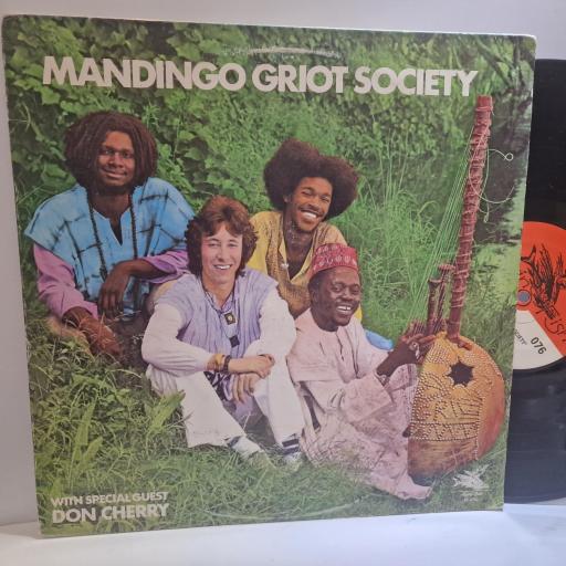 MANDINGO GRIOT SOCIETY Mandingo Griot Society - with special guest Don Cherry 12" vinyl LP. FF-076