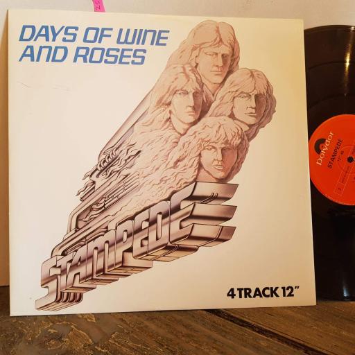STAMPEDE days of wine and roses VINYL 12" 4 TRACK single. POSPX507