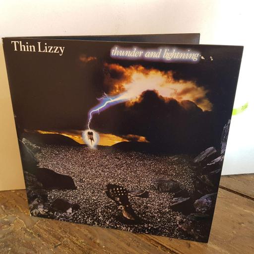 THIN LIZZY thunder and lightning. VINYL 12" LP. VERL3