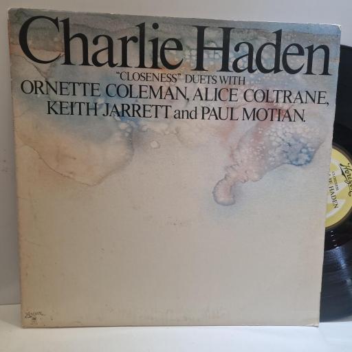 CHARLIE HADEN Closeness 12" vinyl LP. SP-710