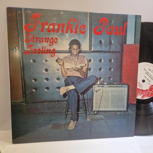 FRANKIE PAUL Strange feeling 12" vinyl LP. WR 1984