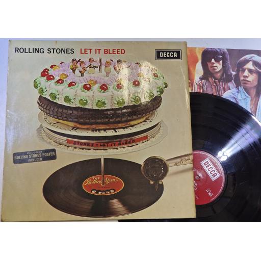 ROLLING STONES  Let It Bleed  LK 5025  INCLUDES POSTER