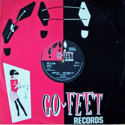 THE BEAT hands off...she's mine / twist and crawl, 12 inch single, FEET 121