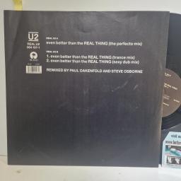 U2 Even Better Than The Real Thing Island Records 864 197-1, 3 TRACK 12 SINGLE