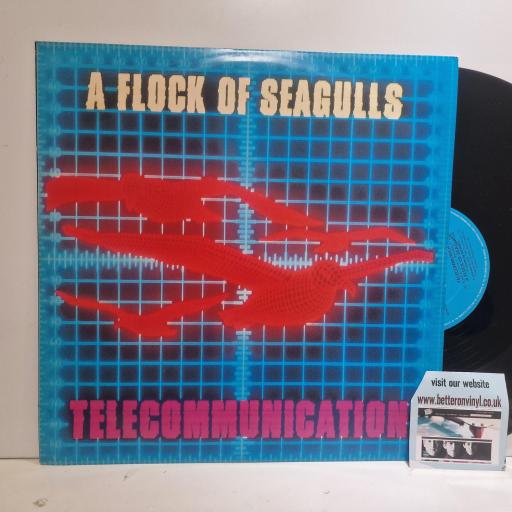 A FLOCK OF SEAGULLS Telecommunication, Jive JIVE T4, 3 Track 12 Single