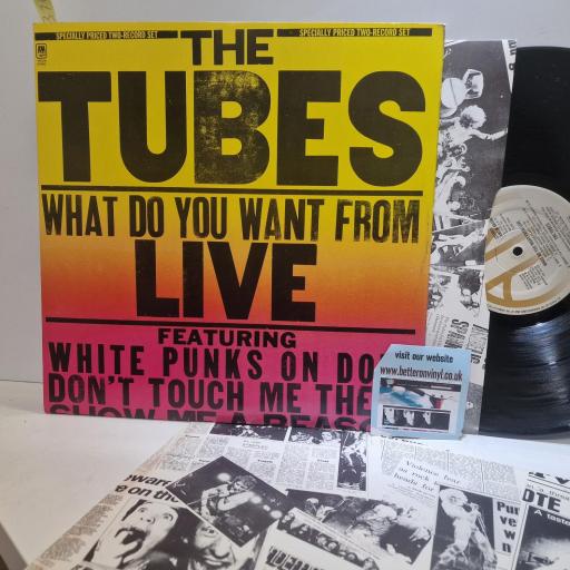 THE TUBES What Do You Want From Live, A&M, AMLM 68460, Double 12 LP