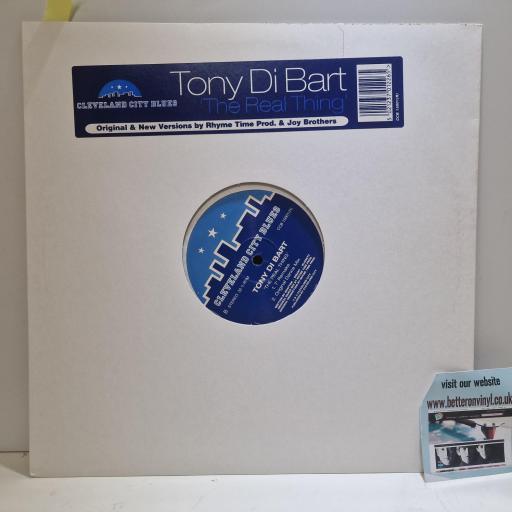 TONI DI BART The Real Thing Cleveland City Blues CCB 1500, 3 Track 12 Single