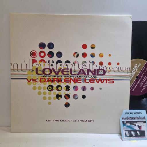 LOVELAND FT. RACHEL MCFARLANE Let The Music (Lift You Up) KMS/Network Records/Eastern Bloc Records/6x6 Records KMSUK10, 4 Track 12 Single