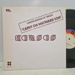 KANSAS Carry On Wayward Son, Kirshner KIR 12-4932, 2 Track 12 Single, Limited Edition