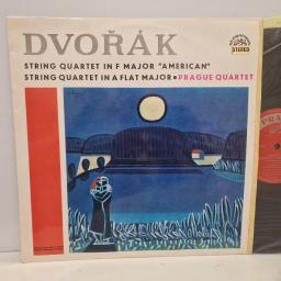 DVOK PRAGUE QUARTET, String Quartet In F Major American / String Quartet In A Flat Major, Supraphon SUA ST 50816, 12 LP (Stereo)