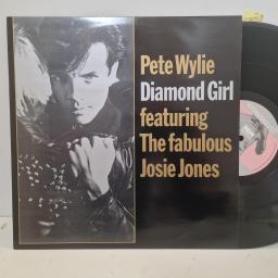 PETE WYLIE FEATURING THE FABULOUS JOSIE JONES Diamond Girl, MDM Records MDM 12-12, 3 Track 12 Single.