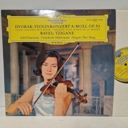 DVOK / MAURICE RAVEL - EDITH PEINEMANN, PETER MAAG, TSCHECHISCHE PHILHARMONIE Konzert Fr Violine Und Orchester A-moll Op. 53 / Tzigane, Deutsche Grammophon 139 120, 12 LP