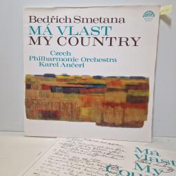 BEDRICH SMETANA. KAREL ANCRL, THE CZECH PHILHARMONIC ORCHESTRA Ma Vlast = My Country, Supraphon GS ST 50521 / 2, 12 LP Ma Vlast = My Country, Supraphon GS ST 50521 / 2, 12 LP