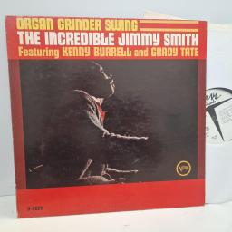 THE INCREDIBLE JIMMY SMITH Ft. KENNY BURRELL and GRADY TATE, Organ Grinder Swing, Verve Records V-8628, 12 LP, Gatefold, Mono