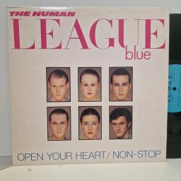 THE HUMAN LEAGUE Open Your Heart/Non-Stop, Virgin VS 453-12, 4 Track 12 Single, Stereo