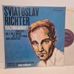 RACHMANINOFF / SVIATOSLAV RICHTER, LENINGRAD PHILHARMONIC ORCHESTRA Piano Concerto No. 2 In C Minor, Op. 18, Parliament PLP 134, 12 LP