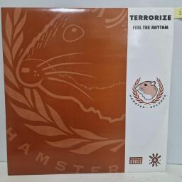 TERRORIZE Feel The Rhythm, Hamster Records 12 STER 2, 3 Track 12 Single