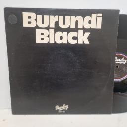 BURUNDI STEPHENSON BLACK Burundi Black, Barclay BART 708, 2 Track 12 Single