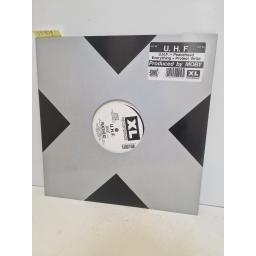 U.H.F. - U.H.F., XL Recordings XLT 25, 4 Track 12 Single