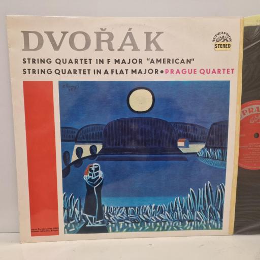 DVOK PRAGUE QUARTET, String Quartet In F Major American / String Quartet In A Flat Major, Supraphon SUA ST 50816, 12 LP (Stereo)