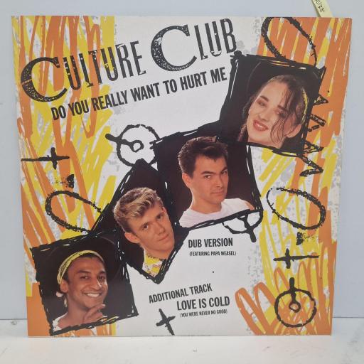 CULTURE CLUB Do You Really Want To Hurt Me, Virgin VS 518-12, 3 Track 12 Single