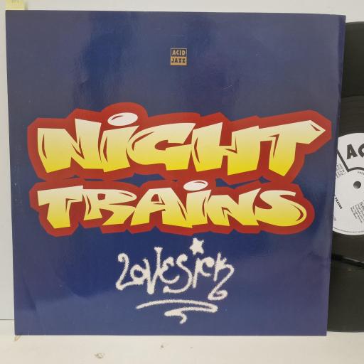 NIGHT TRAINS Lovesick, Acid Jazz 84T, 3 Track 12 Single