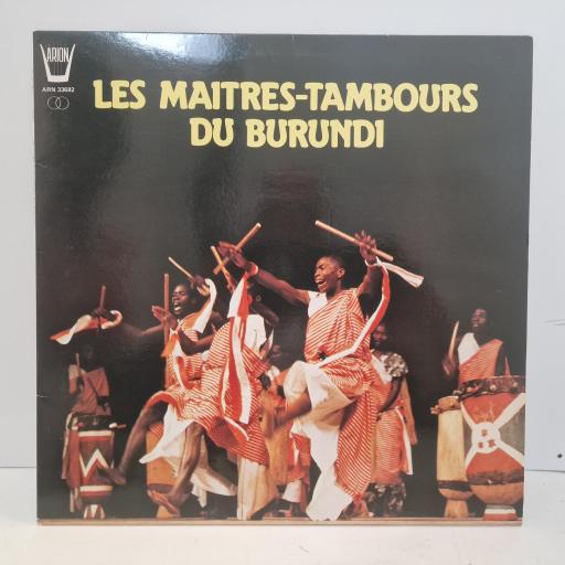 LES MAITRES-TAMBOURS DU BURUNDI Les Maitres-Tambours Du Burundi, Arion ARN 33682, 12 LP.