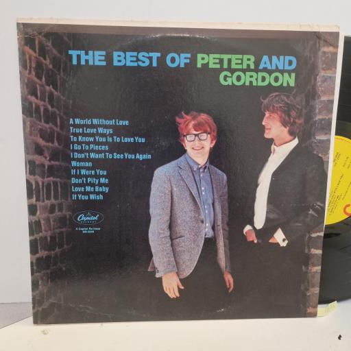 PETER AND GORDON The Best Of Peter And Gordon, Capitol Records SM-2549, 12 LP, Compilation, Reissue, Abridged Version