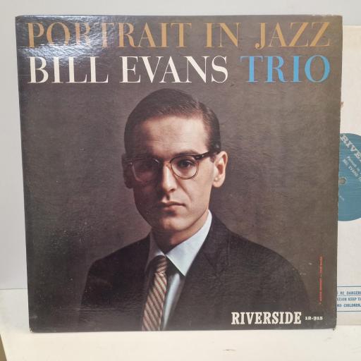 THE BILL EVANS TRIO Portrait In Jazz, Riverside Records RLP 12-315, 12 LP