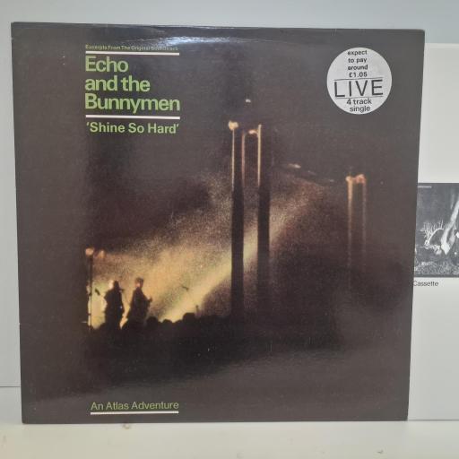 ECHO AND THE BUNNYMEN Shine So Hard, Korova ECHO1, 4 Track 12 Single