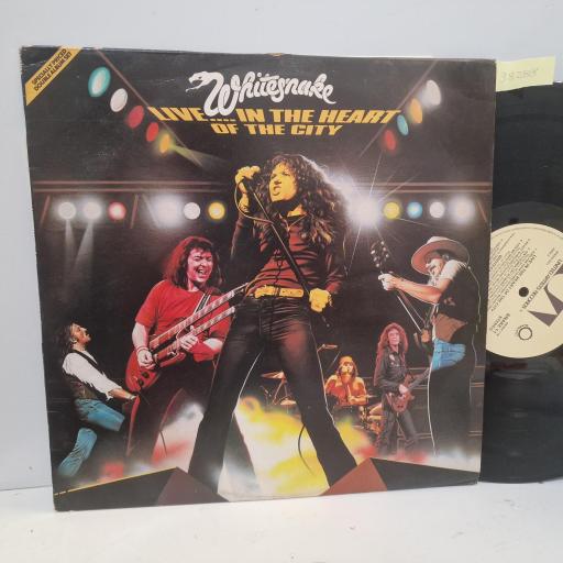 WHITESNAKE Live In The Heart Of The City, United Artists Records/Sunburst SNAKE 1, 12 LP