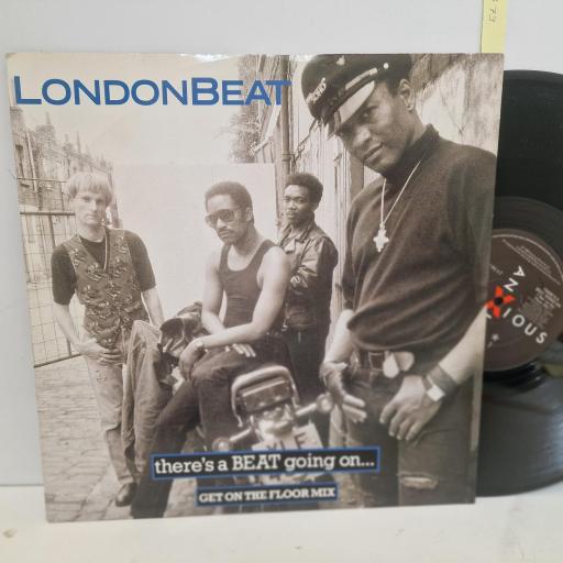 LONDONBEAT Theres A Beat Going On, Anxious Records ANXT 004, 3 Track 12 Single