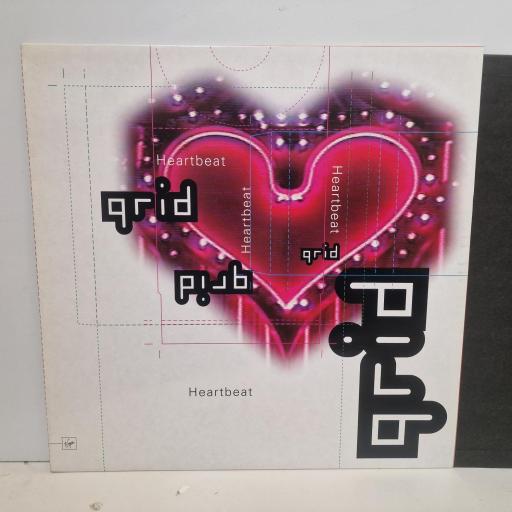 THE GRID Heartbeat, Virgin VST 1427, 4 Track 12" Single