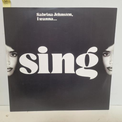 SABRINA JOHNSTON I Wanna Sing, EastWest YZ661T / 4509-90097-0, 5 Track 12" Single