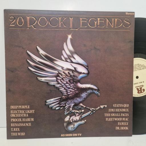 VARIOUS 20 Rock Legends, RTL 2037, 12 LP, Compiliation