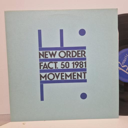 NEW ORDER Movement, Factory FACT.50, 12 LP, Stereo