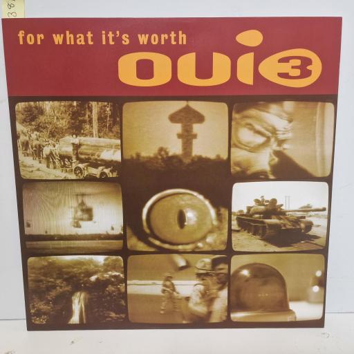 OUI 3 For What Its Worth, MCA Records WMCST 1736, 4 Track 12" Single