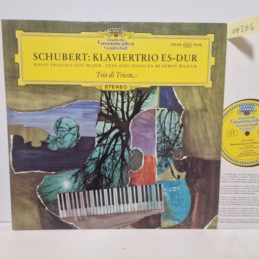 SCHUBERT, TRIO DI TRIESTE Klaverito Es-Dur, Deutsche Grammophon 139 106, 4 Track 12 Single