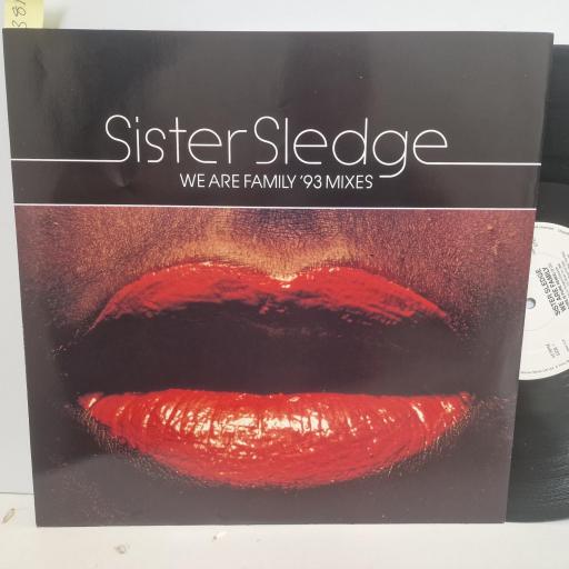 SISTER SLEDGE We Are Family 93 Mixes, Atlantic A4508T, 3 Track 12" Single