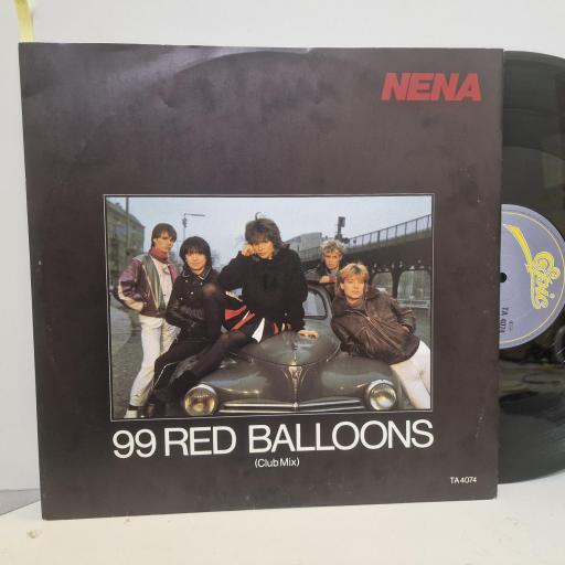 NENA 99 Red Balloons (Club Mix), Epic TA 4074, 3 Track 12 Single, Stereo