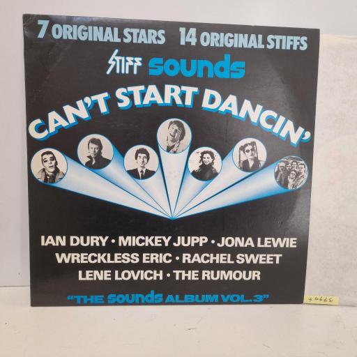 VARIOUS Stiff Sounds Cant Start Dancin, Stiff Records SOUNDS 3. 12 LP, Compilation Part 3