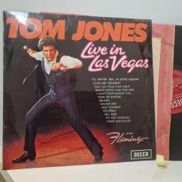 TOM JONES Live In Las Vegas, Decca LK 50302, 12 LP