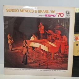 SERGIO MENDES & BRASIL 66 Live At Expo 70, A&M Records AMLS 989, 12 LP