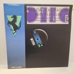 DIGITAL EXCITATION Pure Pleasure, R&S Records RSUK10, 4 Track 12 Single