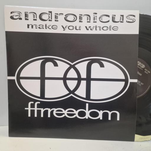 ANDRONICUS Make You Whole, Ffrreedom TABX 107, 4 Track 12 Promo (Mixes)