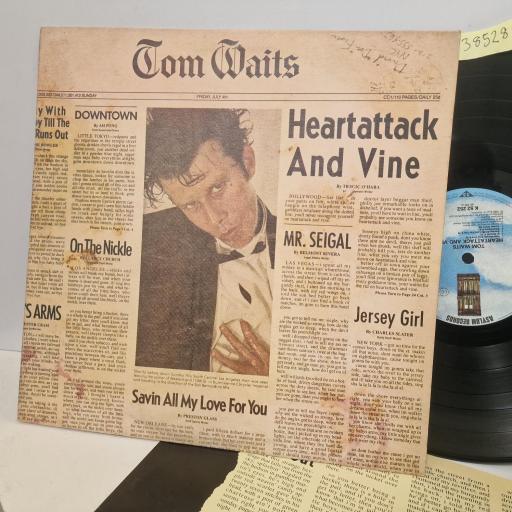 TOM WAITS Heart Attack and Vine, Asylum Records K 52252, 12 LP