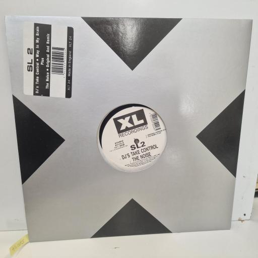 SL2 DJs Take Control / My In My Brain, XL Recordings XLT-24, 4 Track 12 Single