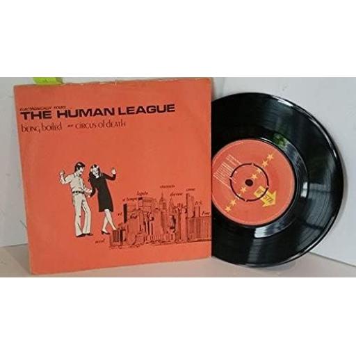 THE HUMAN LEAGUE being boiled / circus of death, 7 inch single, FAST 4