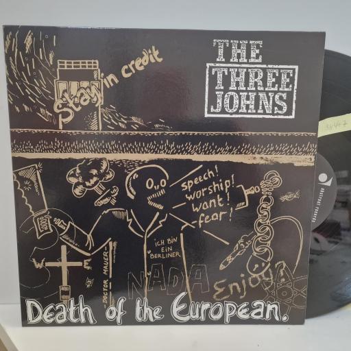 THE THREE JOHNS Death Of The European, Abstract Records 12 ABS 034, 4 Track 12 Single, Stereo